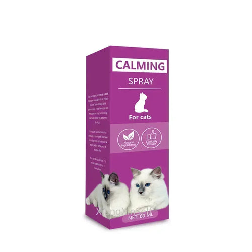 Calming Spray for Cats – 60ml Feline Anti-Stress Pheromone Emotional Soothing Spray