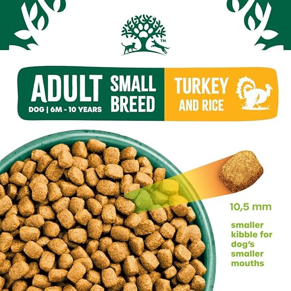 James Wellbeloved Hypoallergenic Adult Small Breed Dry Dog Food – Turkey & Rice (1.5kg)