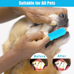 Maparah Dog & Cat Finger Toothbrush Set (6 Pack) – 360° Silicone Puppy Toothbrush for Gentle Pet Dental Care