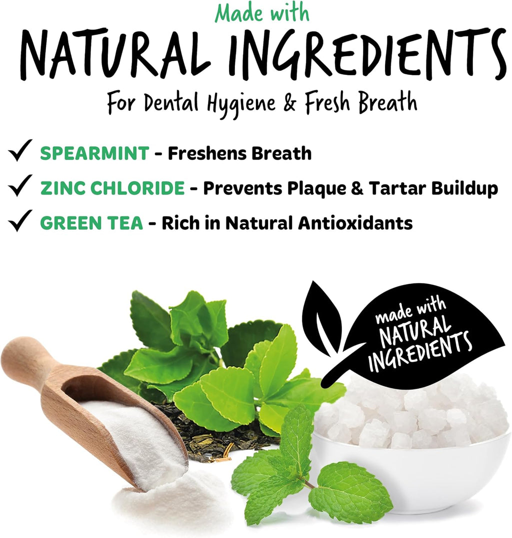 Bugalugs Dog & Cat Toothpaste Gel – Fresh Mint Breath Freshener, Plaque & Tartar Remover for Daily Dental Care