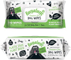 Bugalugs Plastic-Free Wipes – Fragrance-Free Sensitive Wipes for Dogs, Puppies & Cats (110 Wipes)
