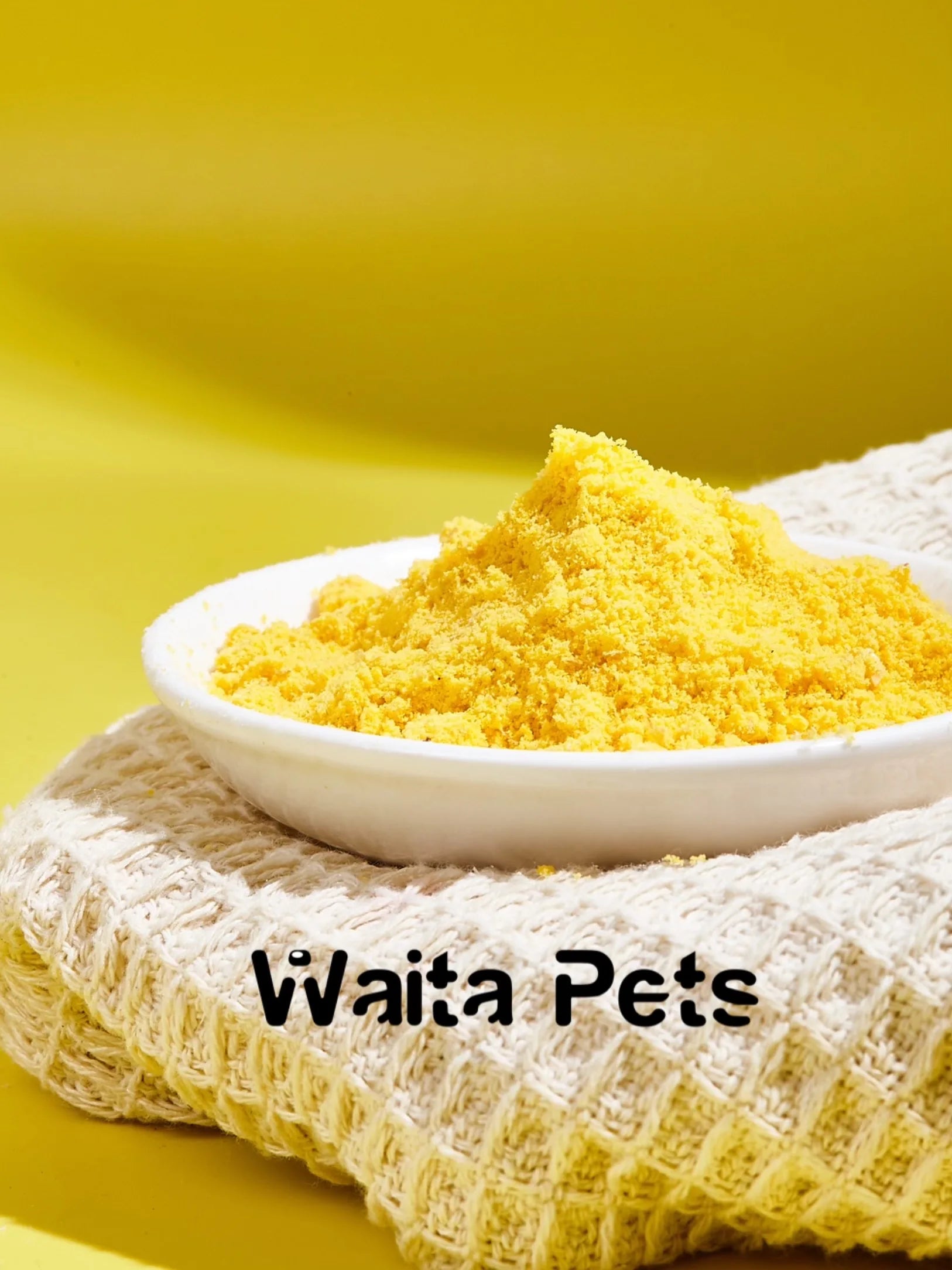 Waita Freeze Dried Quail Egg Yolk 70g Premium Pet Treats Cat Dog High Protein Nutrient Dense Skin Coat Rich Vitamins Minerals
